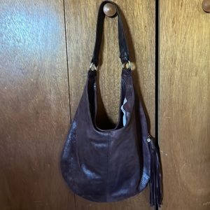 Hobo The Original Gardner Bag in Plum Graphite Excellent used condition